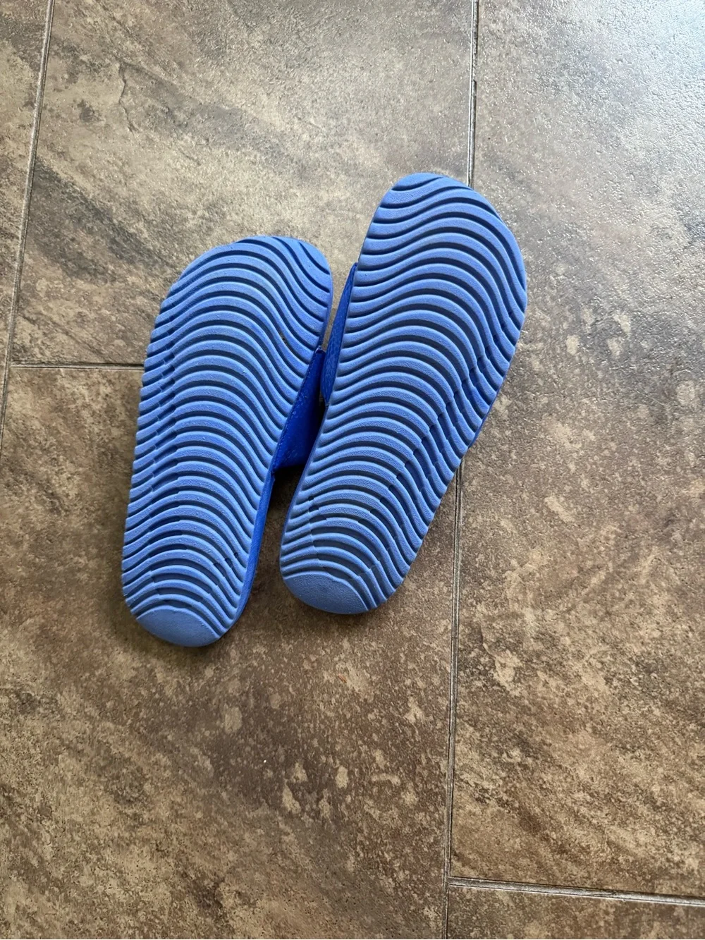 Kobe Bryant Logo Blue kids Slide Sandals size 5